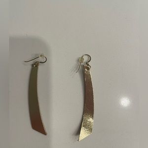 Nickel and Suede Earrings